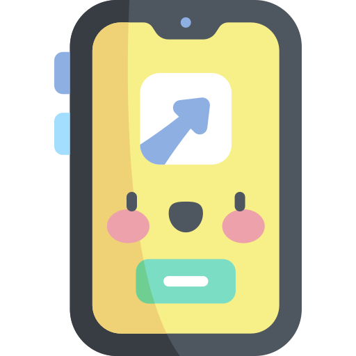 Logotipo de la aplicación móvil NutryApp en un teléfono celular para el seguimiento y control nutricional